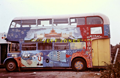 ORIGINAL 35mm DIA 11656 ex London Transport RT PLAY MOBILE Richmond Ende 1970er
