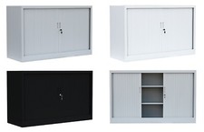Sideboard Querrollladenschrank 120cm breit Aktenschrank Rolladenschrank 3 Farben