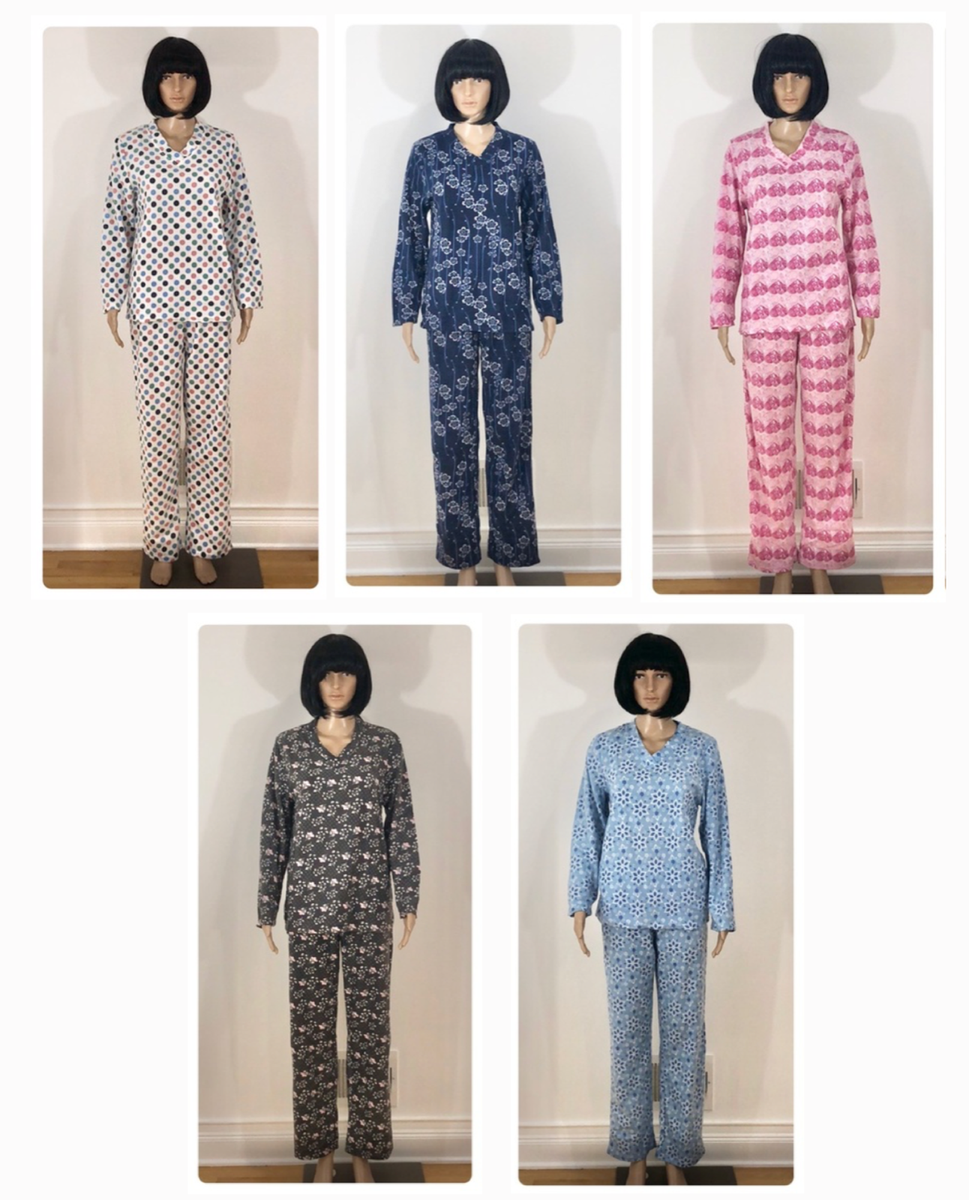 New Womens Mayfair Fleece Pajama Sets Gift Warm Cozy Choose Size Style