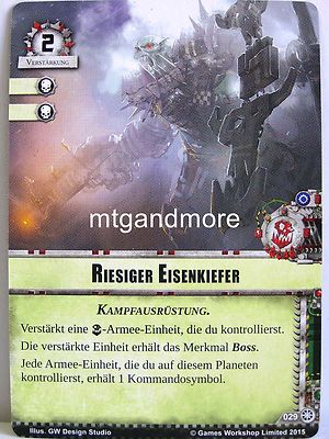 Warhammer 40000 Conquest LCG - 1x #029 Riesiger Eisenkiefer - Unverziehen