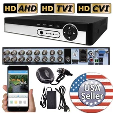 Sikker 16 Channel standalone 5 MP Megapixel 4 DVR 1080P Security Camera Recorder