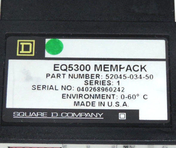 SQUARE D EQ5300 MEMPACK 52045-034-50 MEMORY MODULE SERIES 1, 5204503450 - Image 3 of 3