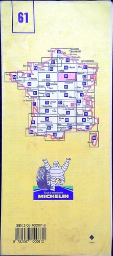 Old Michelin Road Map Collector-200,000th, Paris, Troyes, Chaumont - 第 2/2 張圖片