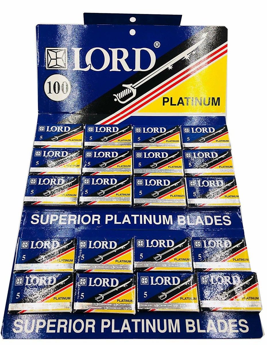 Lord Super Stainless Double Edge Razor Blades 100 Blades