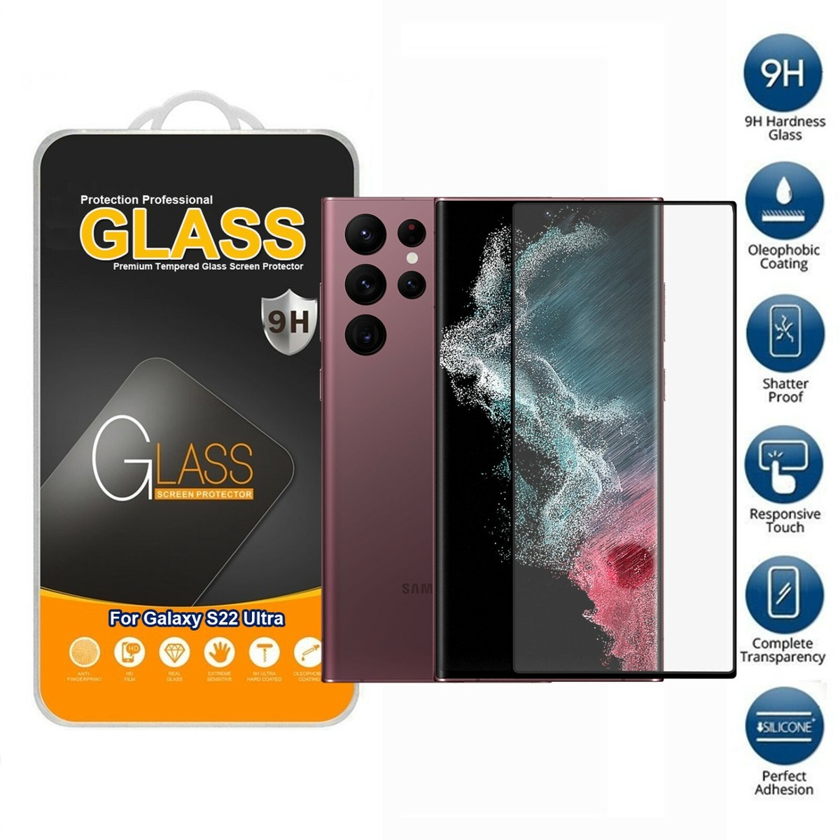 Tempered Glass Galaxy S22 Xtreme Glass Screen Protector For