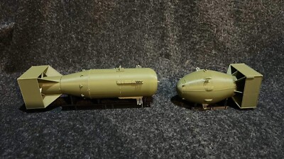Combo Nukes, Little Boy and Fat Man model 1/12 Scale NEW, FREE SHIP
