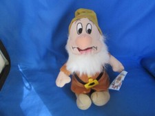 Walt Disney Snow White  The Seven Dwarfs 8" DOC Plush Toy Factory No Glasses