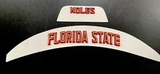 3D Bumpers - Florida State Flex Bumpers for a Full Size Helmet
