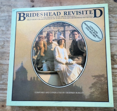 BRIDESHEAD REVISITED (ITV, 1981) RARE VINYL LP BOX SET W/ BOOK GEOFFREY BURGON