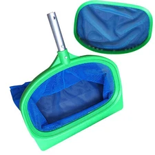 Heavy Duty Pool Skimmer Leaf Rake Net Scooper Deep Mesh Cleaning Swimming Pool