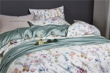 Luxury Egyptian Cotton Bedding Set King Size Duvet Cover Bed Fitted Sheet 6 PC