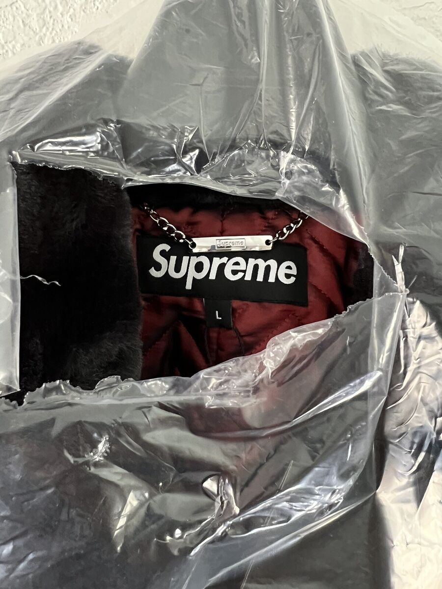 Supreme FW22 Fur Collar Car Coat In Hand Ready To Ship Size Supreme FW22 Fur Collar Car Coat In Hand Ready To Ship Size