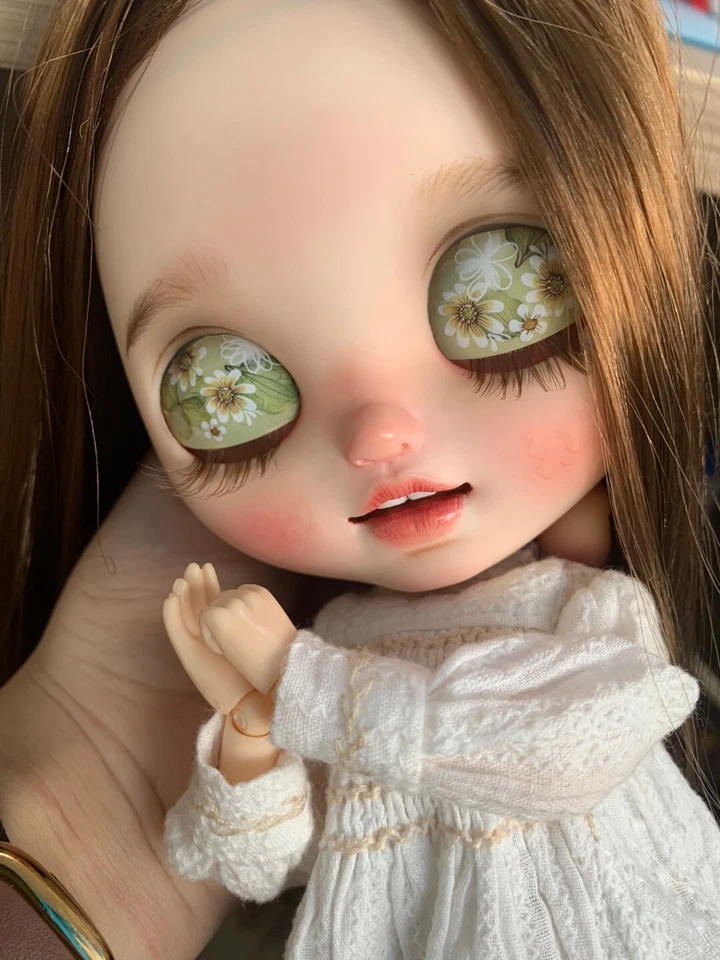 Muñeca Blythe personalizada RBL párpado hecho a mano con mecanismo de pintura de ojos + pestañas Foto 4 de 4