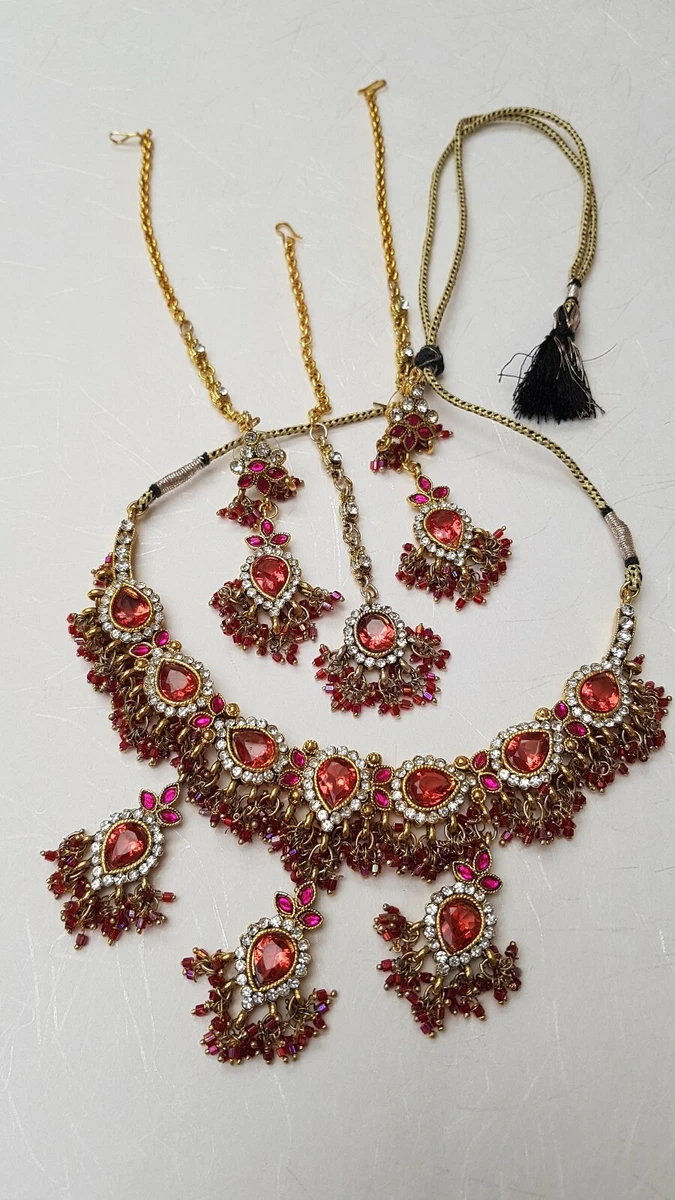 Pink 2024 costume jewellery
