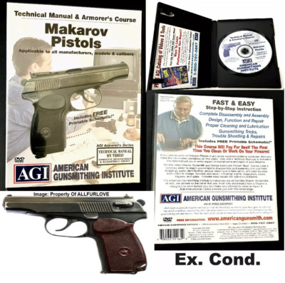 AGI Makarov Pistols Technical Manual & Armorer s Course Gunsmithing DVD Video