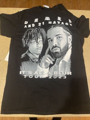 Drake / 21 Savage It s All A BLUR Concert T-shirt