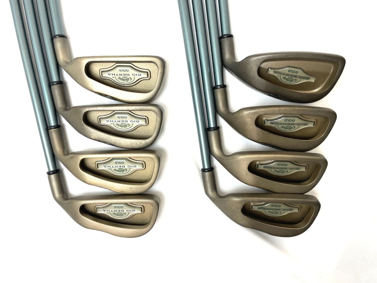Callaway Big Bertha GOLD Ladies 8PC L-FLEX IRONS SET GOLF Callaway Big Bertha GOLD Ladies 8PC L-FLEX IRONS SET GOLF