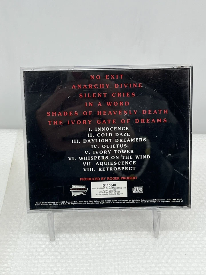 Fates Warning: No Exit (CD, 1988, BMG) - Image 2 of 2