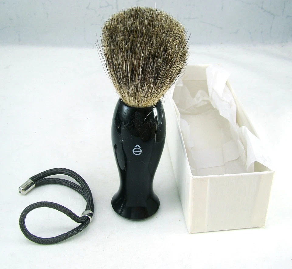 Escova de Barbear eShave Blaireau Pure Badger Vintage Nova Caixa Imperfeita - Imagem 2 de 4