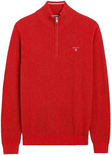 Gant Men's Cotton Pique Half Zip 