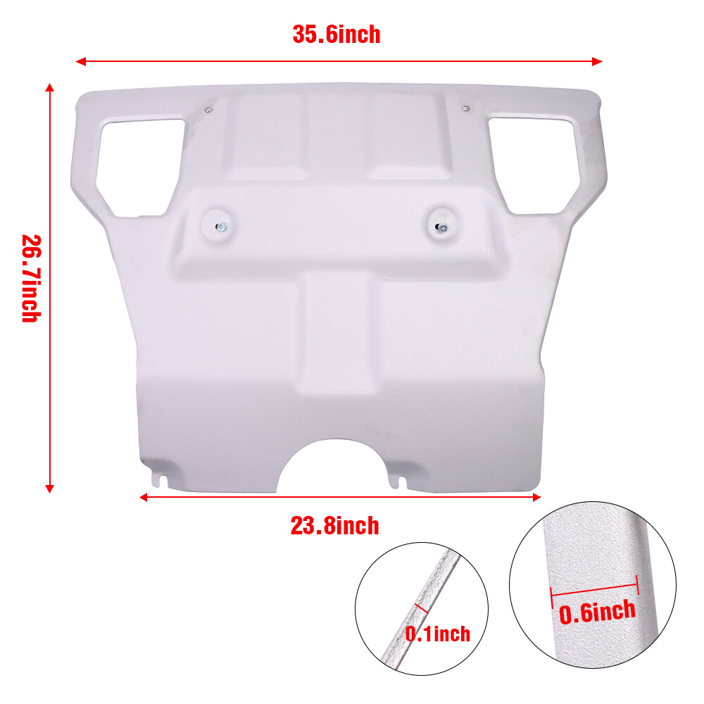 KUAFU Aluminum Engine Skid Plate For 2005-2015 Toyota Tacoma 4x4/Prerunner - Replaces PT212-35075 - View #6