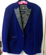 Men cavani Royal blue Jacket Designer Wedding Groom Tuxedo Party Wear Blazers