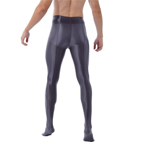 Pantimedias largas brillantes brillantes al aceite 8D para hombre con funda calzas cerradas - Imagen 40 de 69