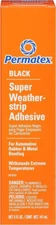 Permatex 81850 Black Super Weatherstrip Adhesive, 5 oz.