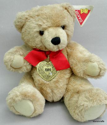 Dakin Teddy Bear 1989 Plush 16in 