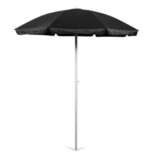 Picnic Time Outdoor Canopy Sunshade Beach Umbrella 5.5' - Small Patio Umbrella -