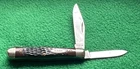Vintage Case XX Pocket Knife - Brown Jigged Delrin Small Coke Bottle - 1976 MINT