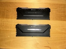 Corsair CMW16GX4M2C3200C16 3200 MHz RGB 16GB DDR4 SDRAM - Black