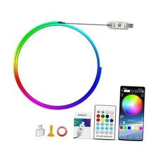 Ambient Lighting Car Led Lights Interior,43.3 USB Powered 1 in 1 43.3inch 1