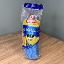 O Cedar Roll-O-Matic Roller Mop Refill Wave Sponge Blue 8.5” Discontinued NEW