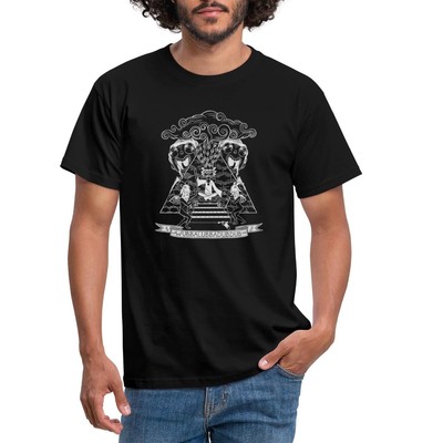 Rick And Morty Wubba Lubba Dub Dub Pyramide Männer T-Shirt