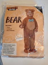 Spooktacular Creations Baby and Toddler 12-18 Months Bear Jumpsuit Costume