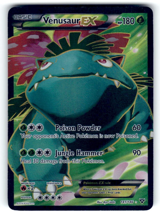 XY Base Set #141/146 Venusaur EX (141 Full Art)
