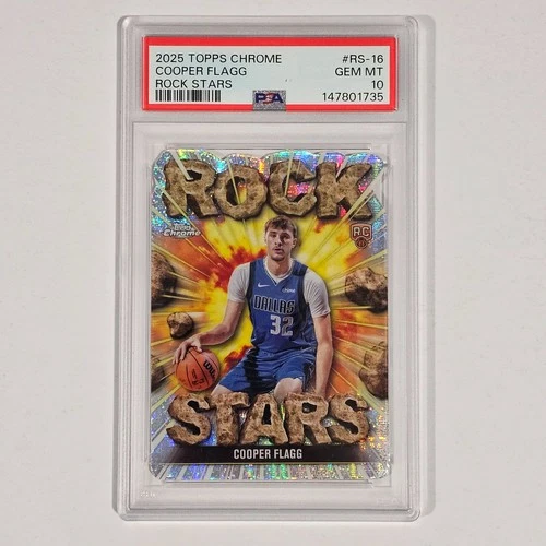 2025 Topps Chrome Cooper Flagg Base (PSA 10)
