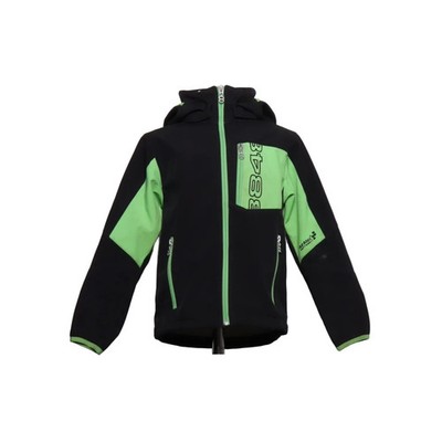 8848 Altitude, Softshelljacke, Unisex (Kinder), Größe: 120, Schwarz/Grün #yc3