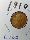 1910 Lincoln Cent / Extremely Fine XF / Low Shipping / Coin #L102