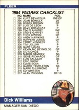 1984 Fleer Baseball Cards (441-660) - You Pick - FREE SHIPPING 5+ Cards READ NM