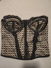 Women s SHEIN Black Strapless Crop Top Bustier