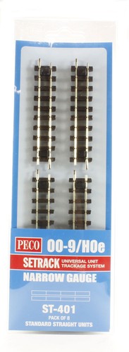 PECO ST-401 Échelle HOe Code 80: Rail Droit (Longueur Mm. 87) (Pz 8) - Photo 1/3