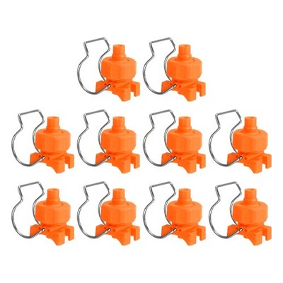 10 Stück Sprühdüse 65° mit Schlauchclip 40mm/1,6\'', 0,25m³/h