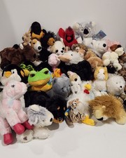 Huge Lot of 38 Webkinz Plush Stuffed Animals 2 Codes Dogs Cats Lil' Kinz Klip