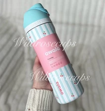 Owala PILLLOW FIGHT 24oz FreeSip Water Bottle Tumbler Cherry AUTHENTIC NWT