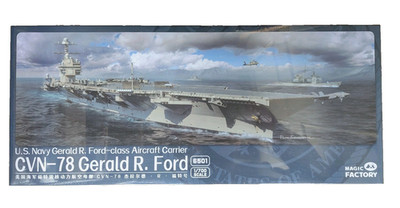 Magic Factory 6501 1/700 USS Gerald R. Ford CVN 78 USN Aircraft Carrier Model