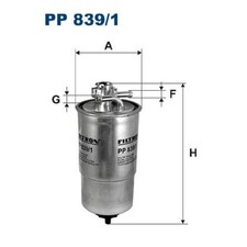 Kraftstofffilter für Skoda Octavia 1 1U2 1U5 Superb 3U4 id99198