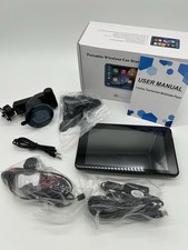 Portable Wireless Carplay Car Stereo, 7 HD To...