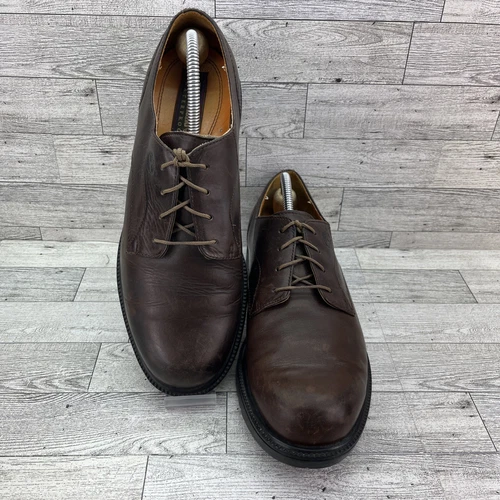Scarpe stringate Oxford Timberland in pelle marrone impermeabili 93076 da uomo taglia 10M